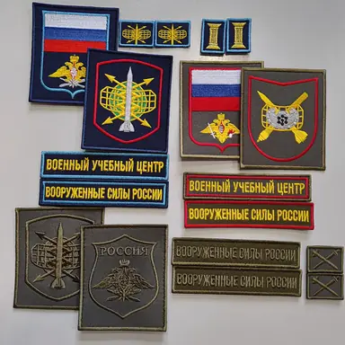 Военные шевроны — пример работы 1